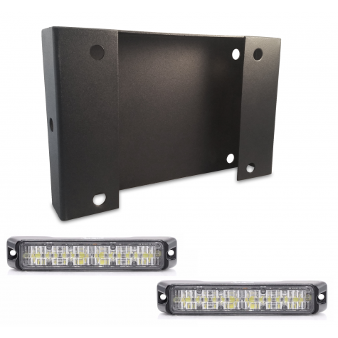 Trilex Intersection Bracket w/ Abrams MFG Flex-12 Dual Color LED Modules